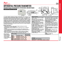Thumbnail of document Data Sheet - WWDP Differential Pressure Transmitter